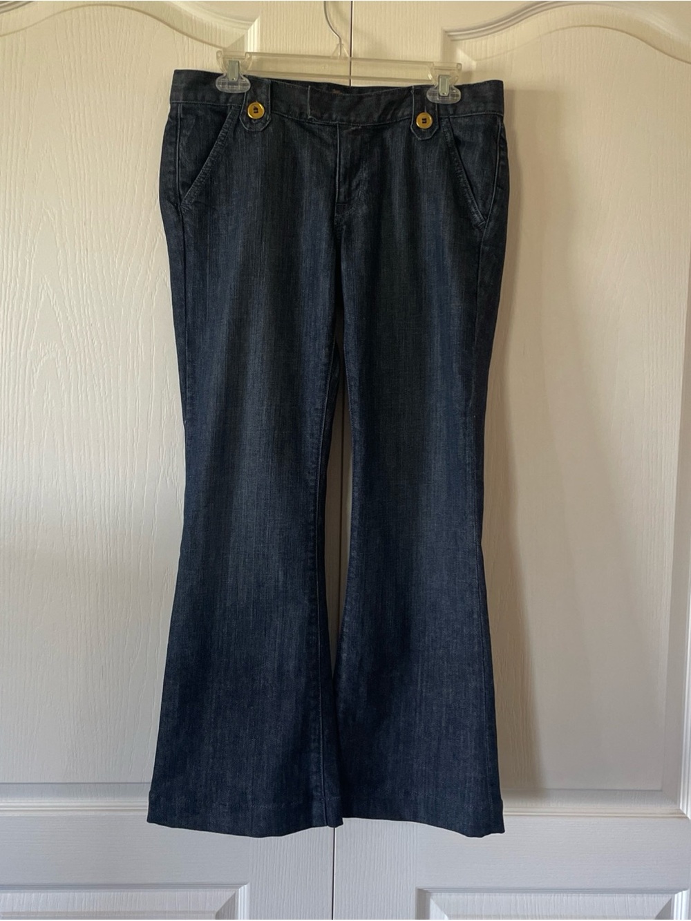 Anlo Women’s Dark Wash Denim Jeans Size 30 Wide Leg